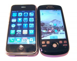 HTC Magic vs. iPhone (primera generación) HTC Magic vs. iPhone (primera generación)