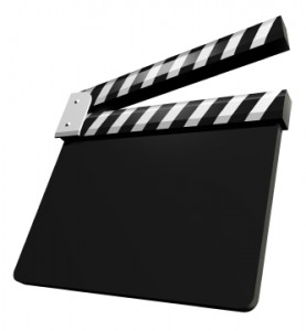 Claqueta - descargada legalmente desde istockphoto ;-)